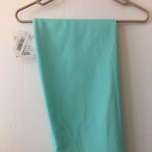 NWT Lularoe Cassie Skirt sz 2XL Light Blue